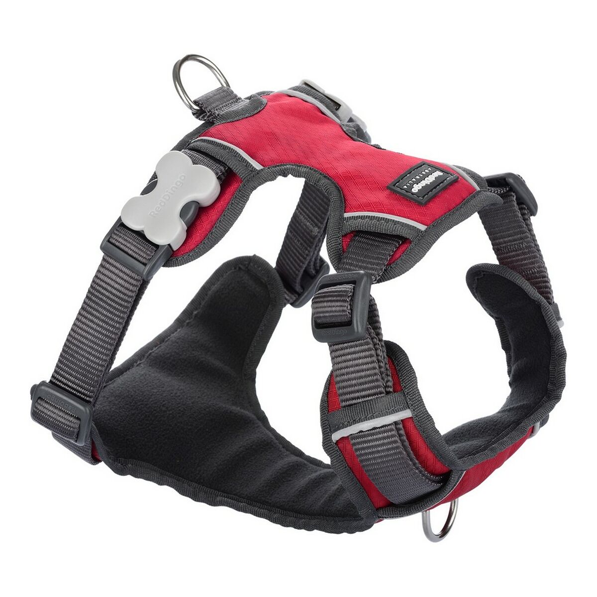 Arnés para perro Red Dingo acolchado rojo talla S - imagen principal