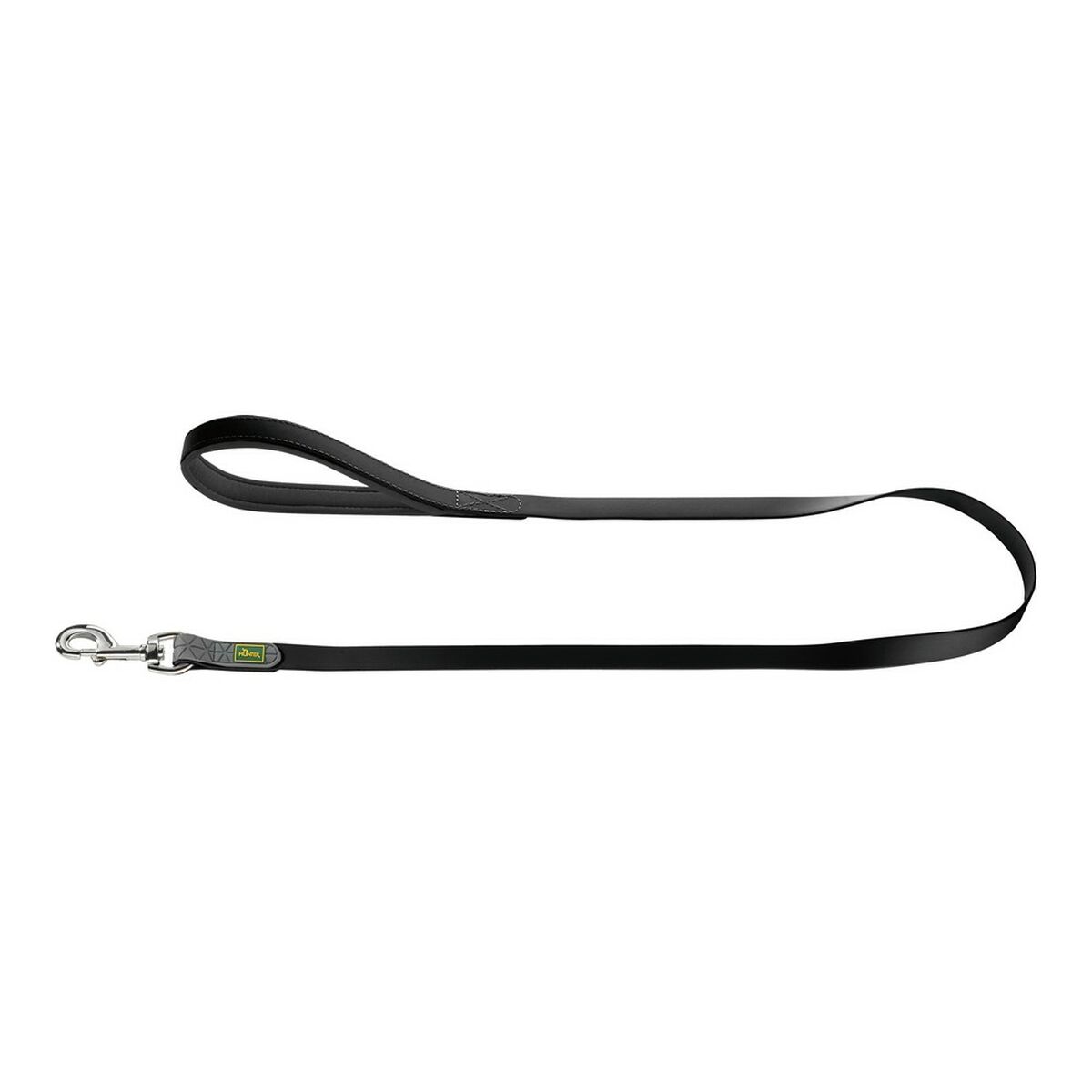 Correa para perro Hunter CONVENIENCE negra de 120 cm, imagen principal
