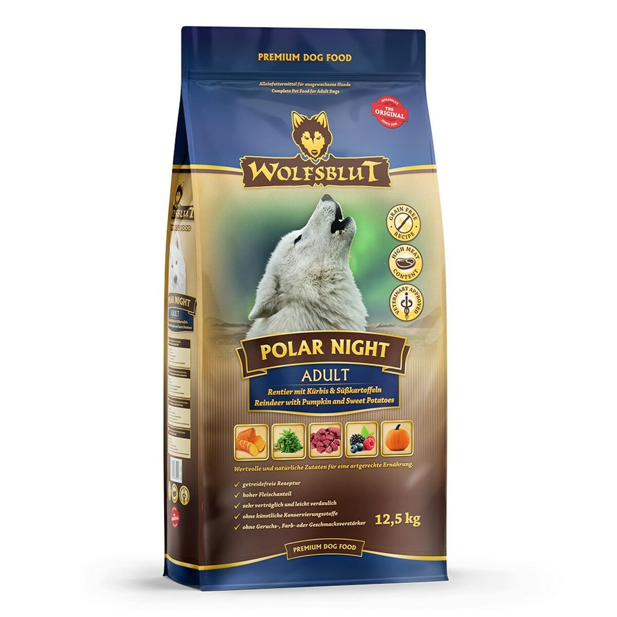 Pienso Wolfsblut Adulto Calabaza Reno 12,5 Kg