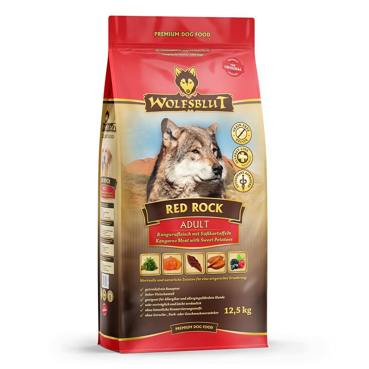 Pienso Wolfsblut Adulto Canguro Batata 12,5 Kg