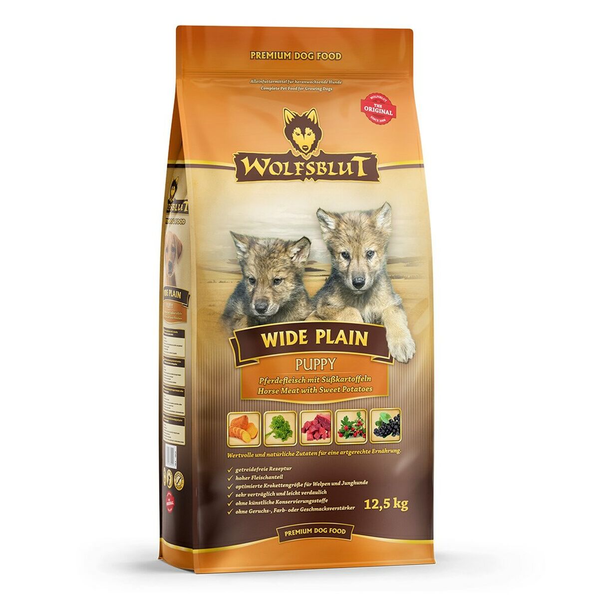 Pienso Wolfsblut Cachorro/Junior Carne Batata Caballo 12,5 Kg
